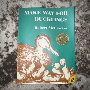 MAKE WAY FOR DUCKLINGS Robert McCloskey children’s book Boston Caldecott Medal